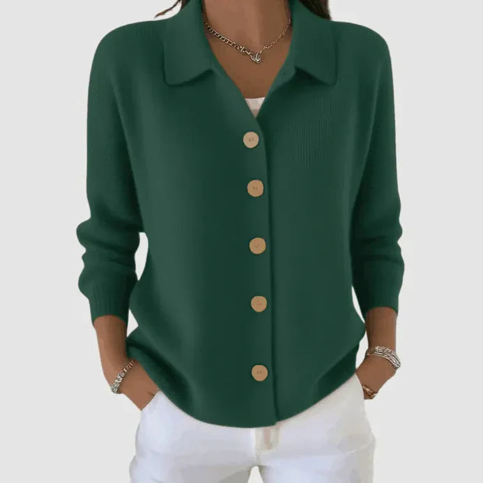 Marianne™ | Button-Up Knit Cardigan - Maison Léa &amp; Lou