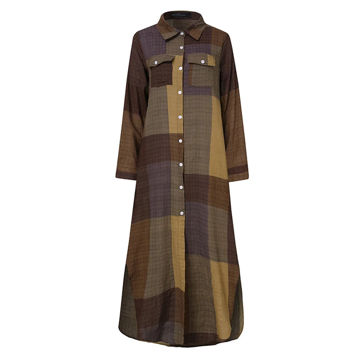 Tilda™ | Skjortekjole med Trendy Prints - Maison Léa &amp; Lou