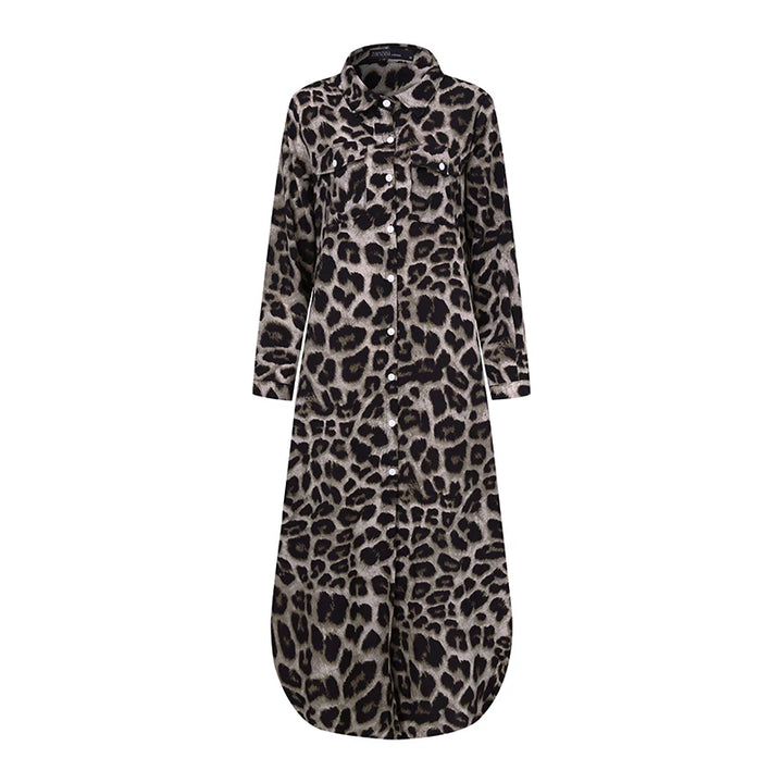 Tilda™ | Skjortekjole med Trendy Prints - Maison Léa &amp; Lou