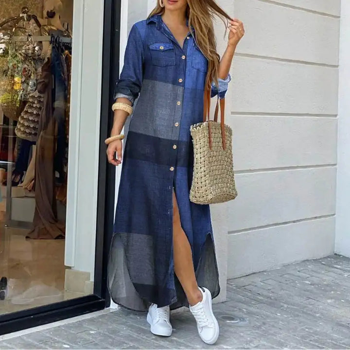 Tilda™ | Skjortekjole med Trendy Prints - Maison Léa &amp; Lou