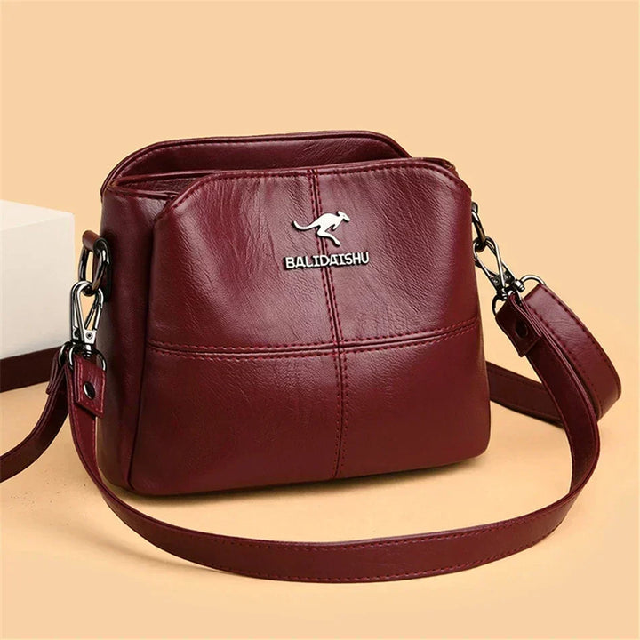 Elegante Borsa Tote e Crossbody in Pelle Ricamata per Donne