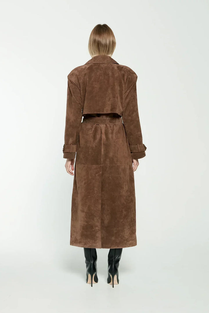 CHANTAL™ - Classic Belted Trench Coat - Maison Léa &amp; Lou
