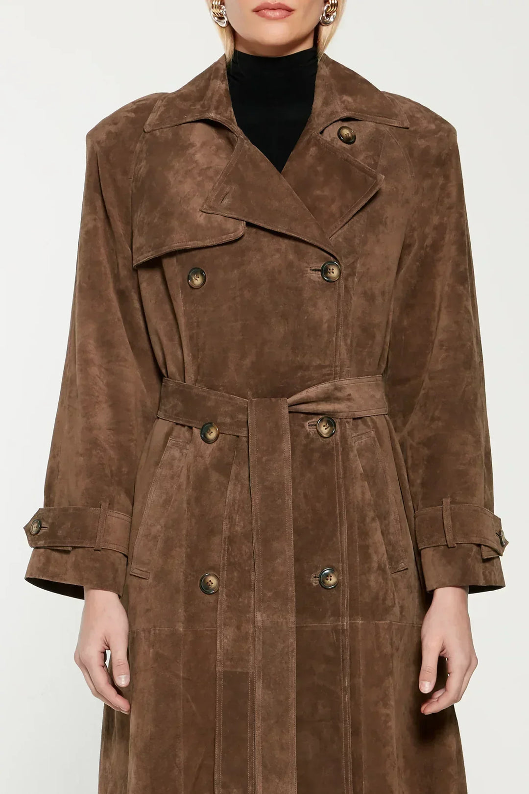 CHANTAL™ - Classic Belted Trench Coat - Maison Léa &amp; Lou