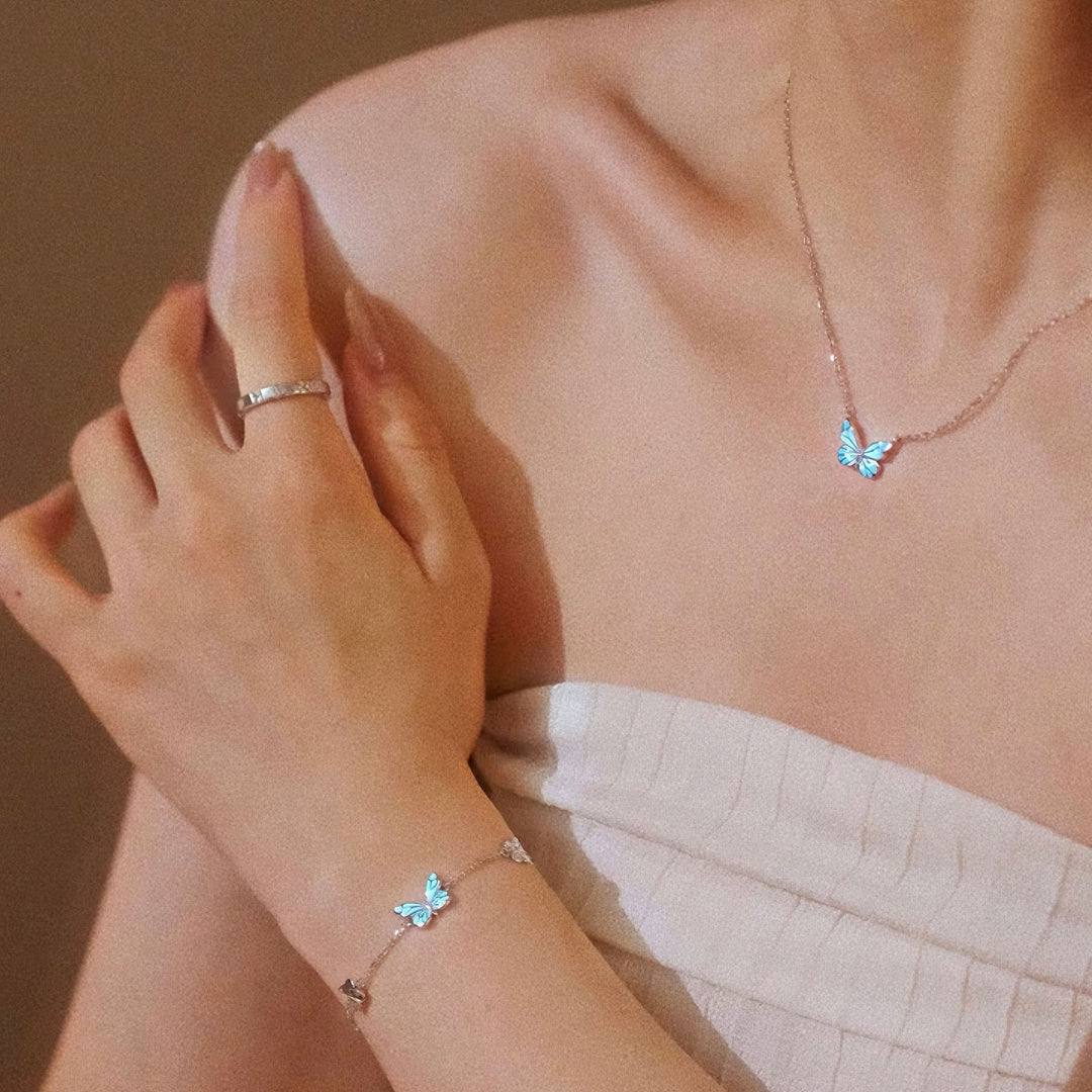 Set 2-in-1 Vlinder - Blu