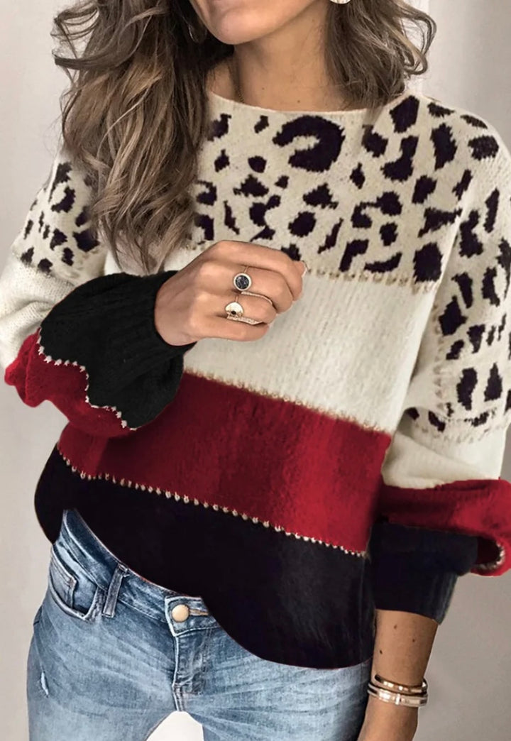 MARIE™ | Leopard Sweater - Maison Léa &amp; Lou