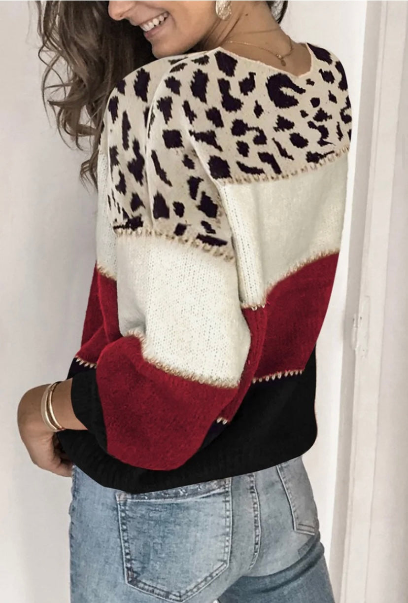 MARIE™ | Leopard Sweater - Maison Léa &amp; Lou