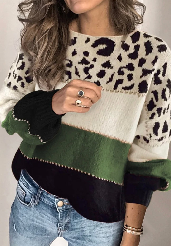 MARIE™ | Leopard Sweater - Maison Léa &amp; Lou