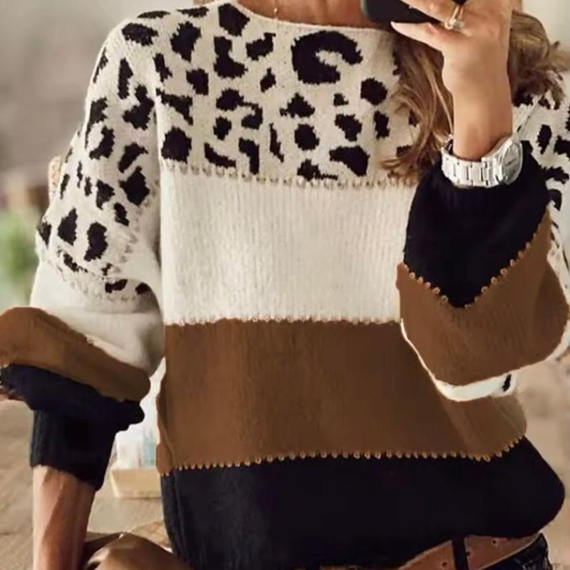 MARIE™ | Leopard Sweater - Maison Léa & Lou