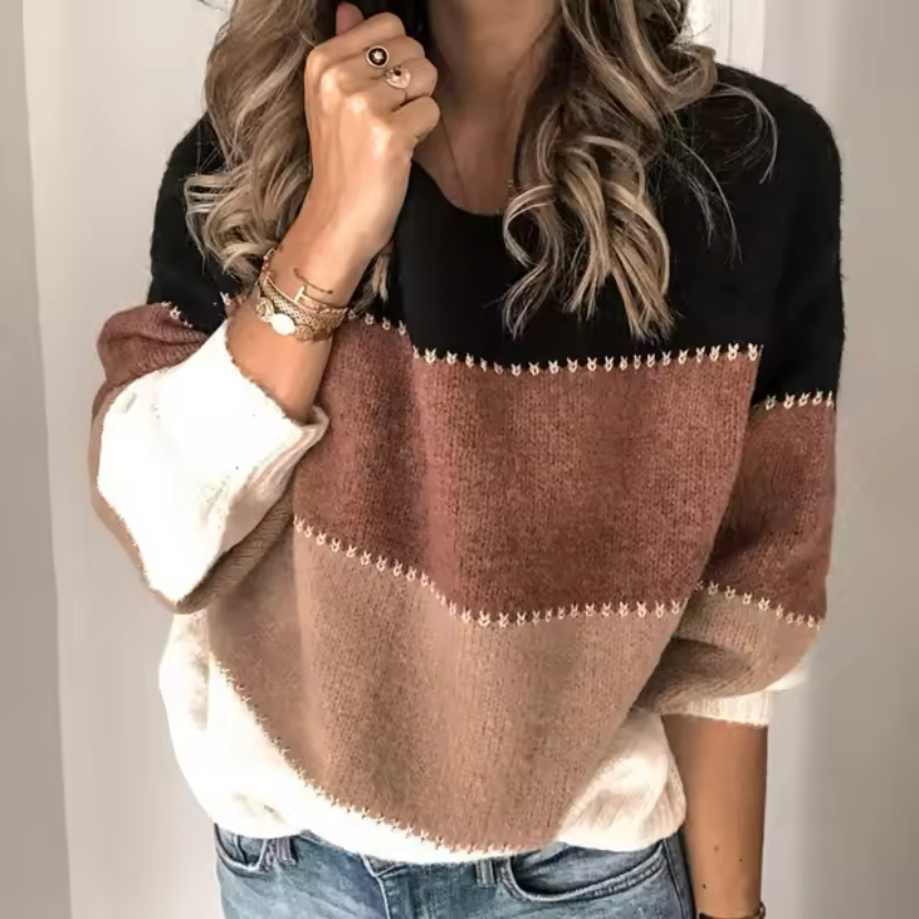 MIE™ | Striped Sweater - Maison Léa & Lou