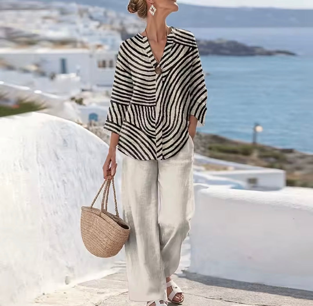 Melissa™ - Stylish Two-Piece Set - Maison Léa & Lou