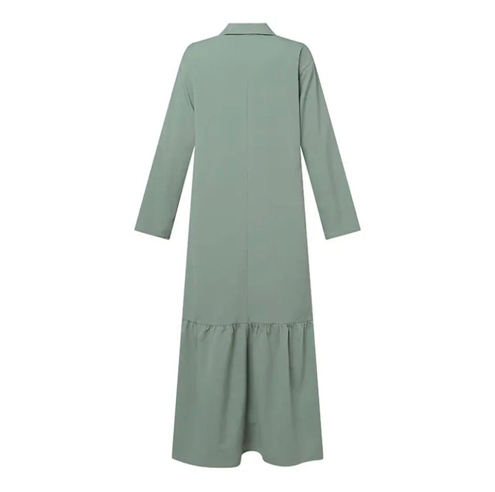 Pia™ | Lang kjole med Knapper - Maison Léa &amp; Lou