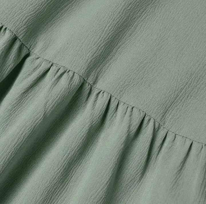 Pia™ | Lang kjole med Knapper - Maison Léa &amp; Lou