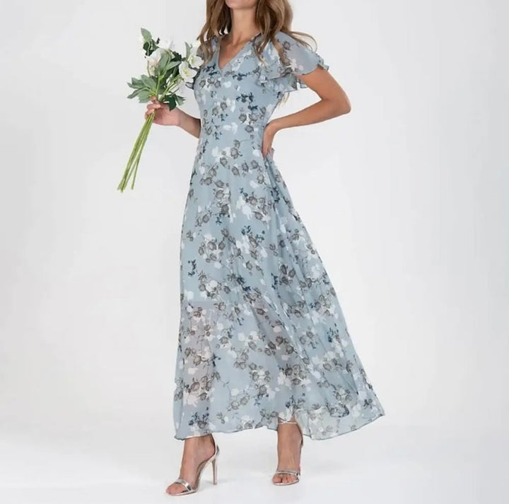 Bella™ | Elegant Blomstret Kjole - Maison Léa &amp; Lou