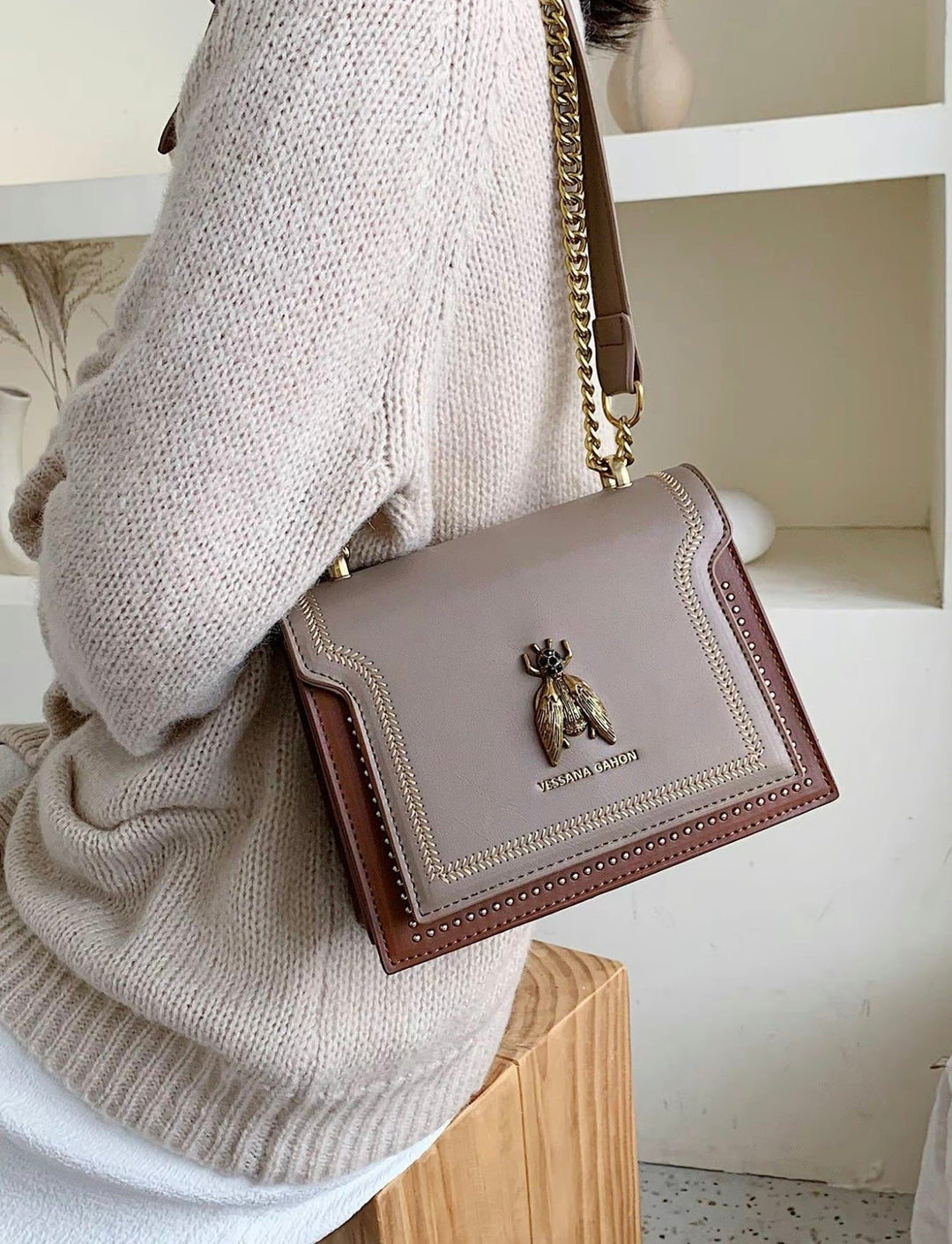 SIMONE™ - Timeless Luxury Chain Bag - Maison Léa &amp; Lou