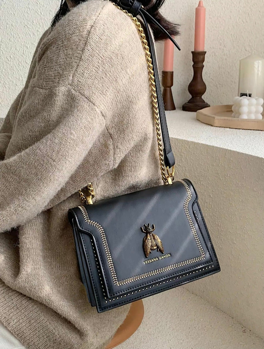 SIMONE™ - Timeless Luxury Chain Bag - Maison Léa &amp; Lou