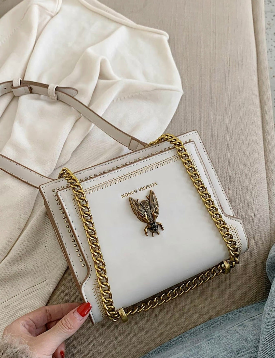 SIMONE™ - Timeless Luxury Chain Bag - Maison Léa &amp; Lou