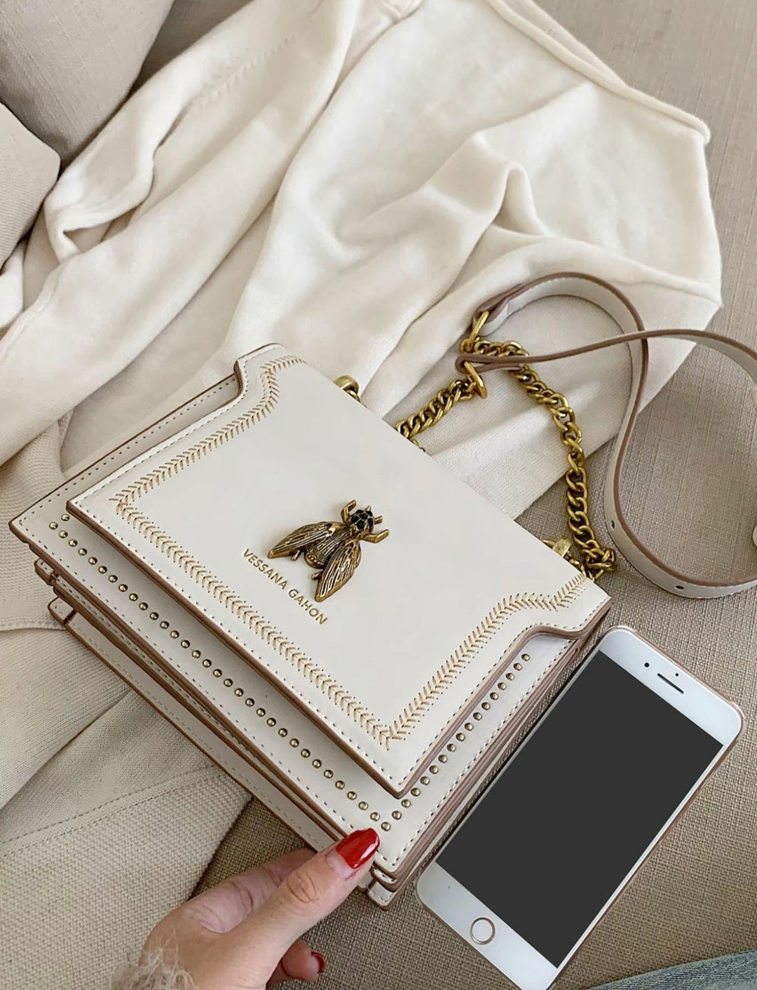 SIMONE™ - Timeless Luxury Chain Bag - Maison Léa &amp; Lou