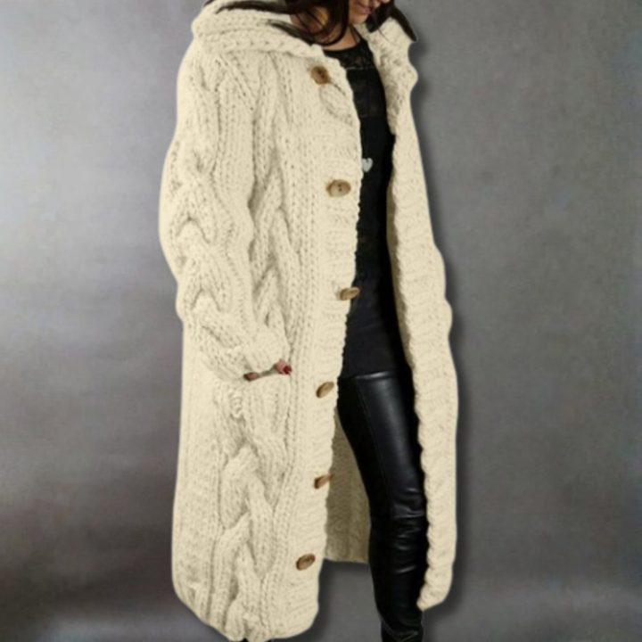 MINA™ | Cozy Cable-Knit Coat - Maison Léa &amp; Lou