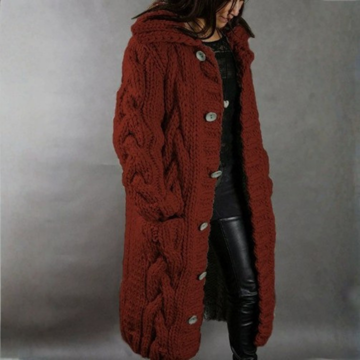 MINA™ | Cozy Cable-Knit Coat - Maison Léa &amp; Lou