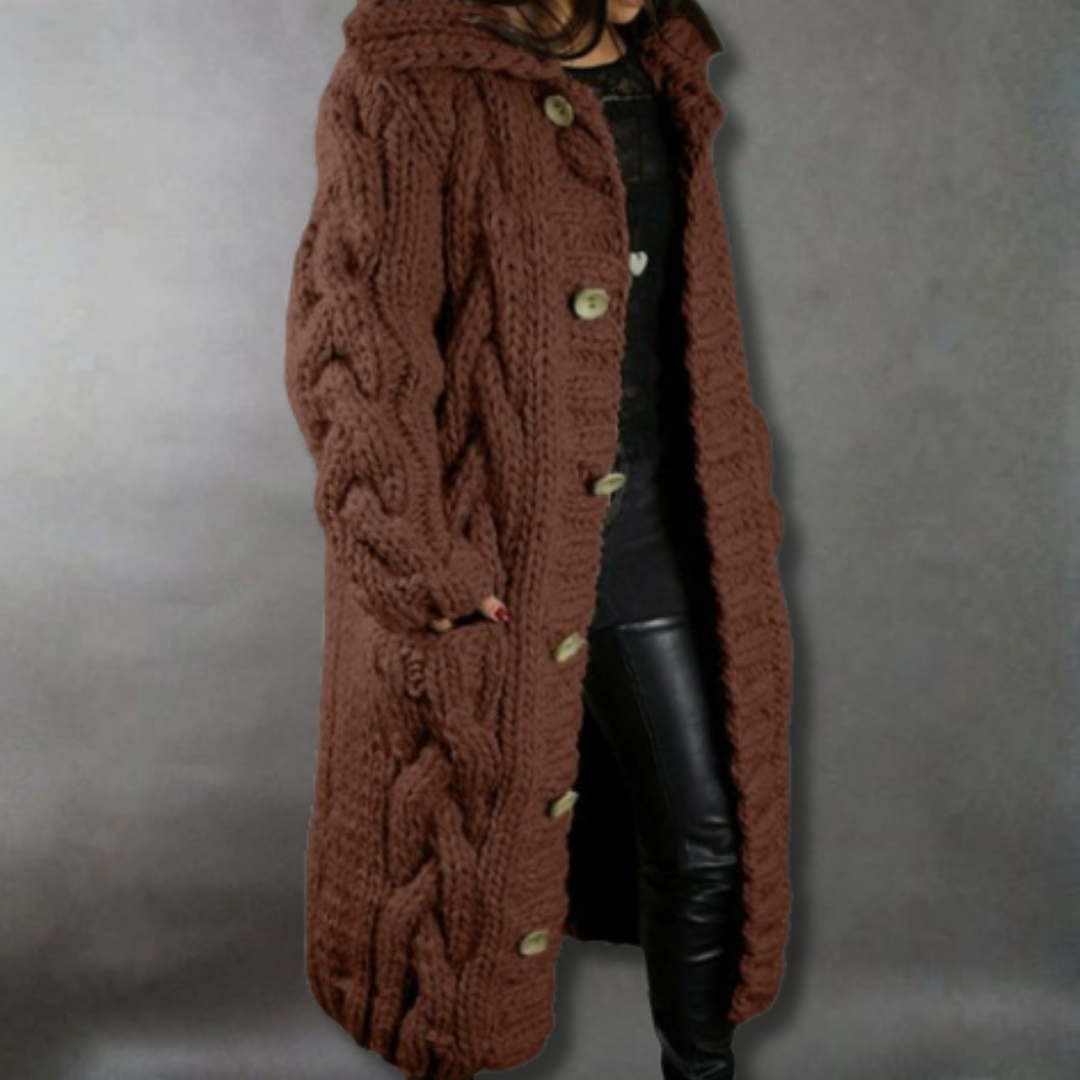 MINA™ | Cozy Cable-Knit Coat - Maison Léa &amp; Lou