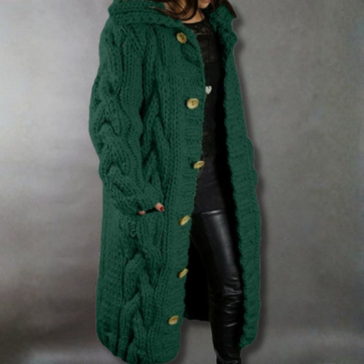 MINA™ | Cozy Cable-Knit Coat - Maison Léa &amp; Lou