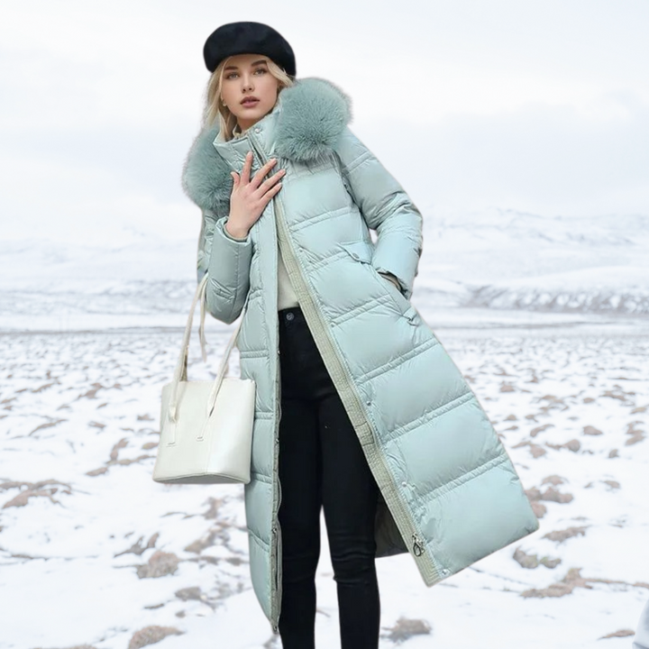 LUCIA™ | Designer Winter Parka with Fur Hood - Maison Léa &amp; Lou
