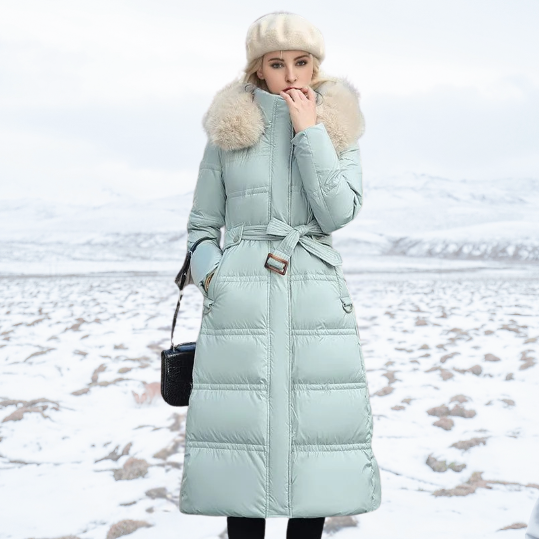 LUCIA™ | Designer Winter Parka with Fur Hood - Maison Léa &amp; Lou