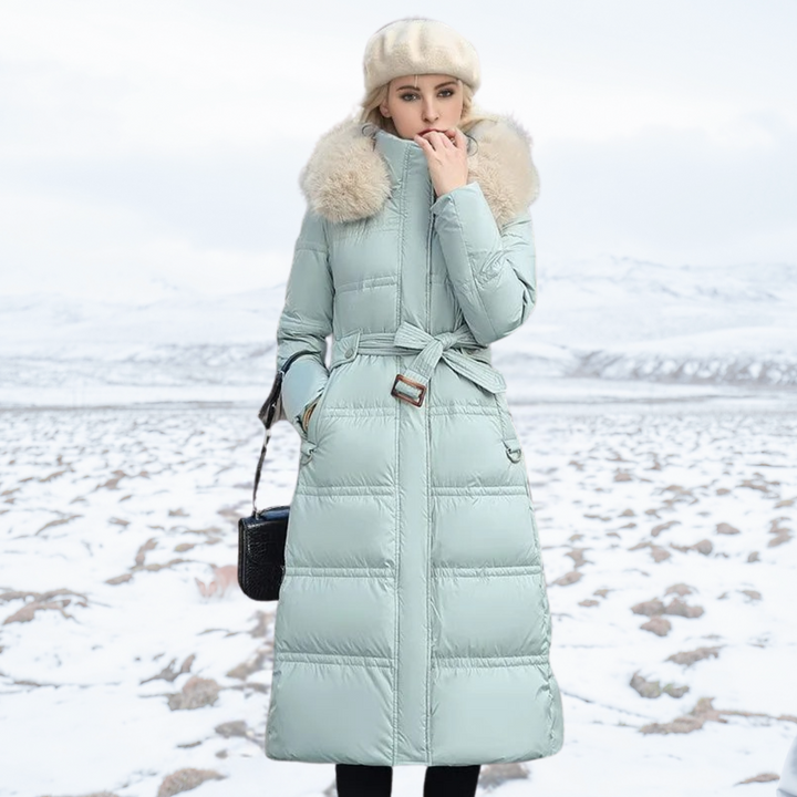LUCIA™ | Designer Winter Parka with Fur Hood - Maison Léa &amp; Lou