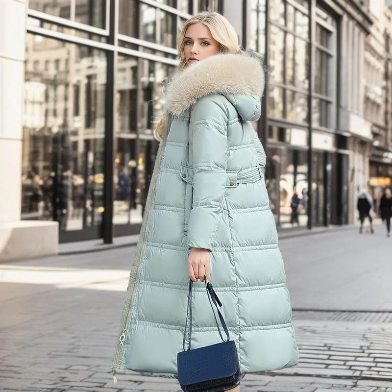 LUCIA™ | Designer Winter Parka with Fur Hood - Maison Léa &amp; Lou