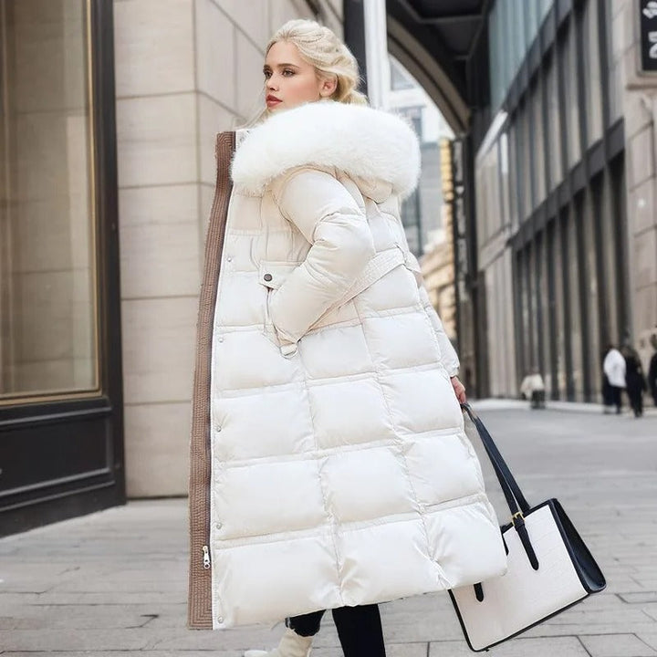 LUCIA™ | Designer Winter Parka with Fur Hood - Maison Léa &amp; Lou