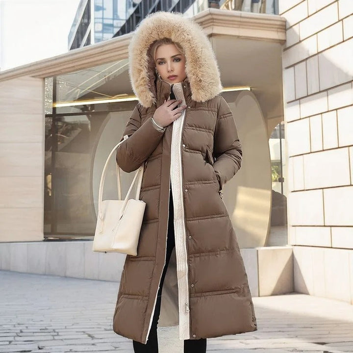 LUCIA™ | Designer Winter Parka with Fur Hood - Maison Léa &amp; Lou