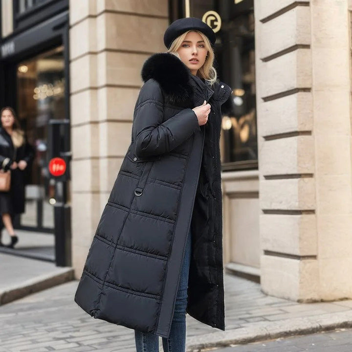 LUCIA™ | Designer Winter Parka with Fur Hood - Maison Léa &amp; Lou