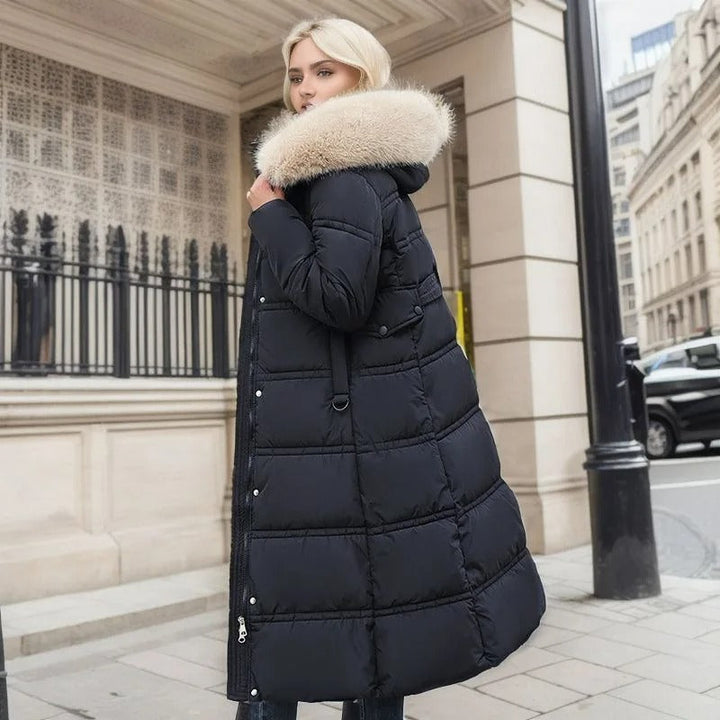LUCIA™ | Designer Winter Parka with Fur Hood - Maison Léa &amp; Lou