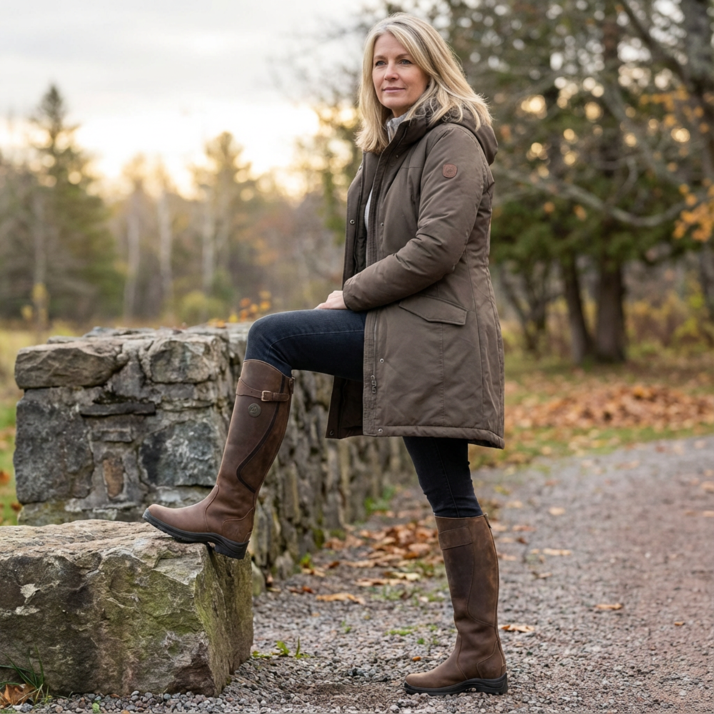 Brigit™ | Waterproof Leather Boots - Maison Léa &amp; Lou