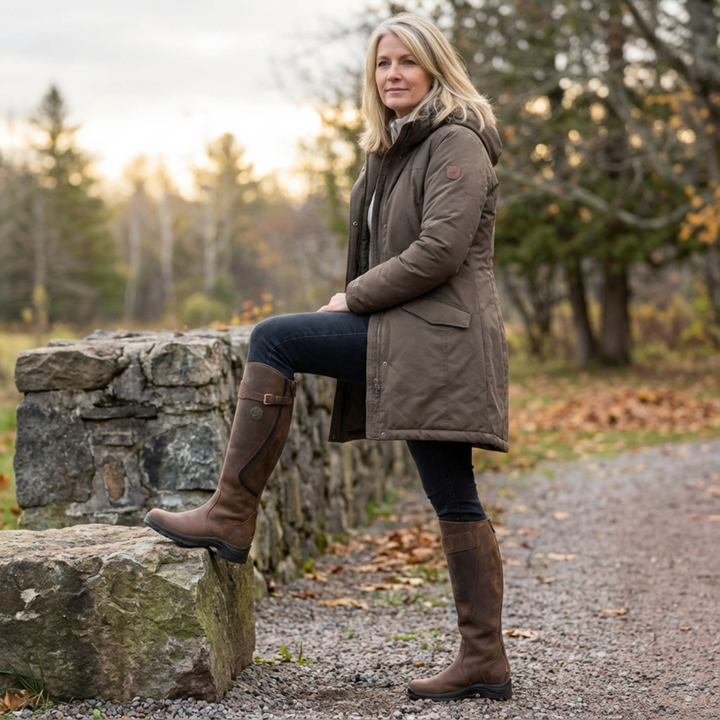 Brigit™ | Waterproof Leather Boots - Maison Léa &amp; Lou