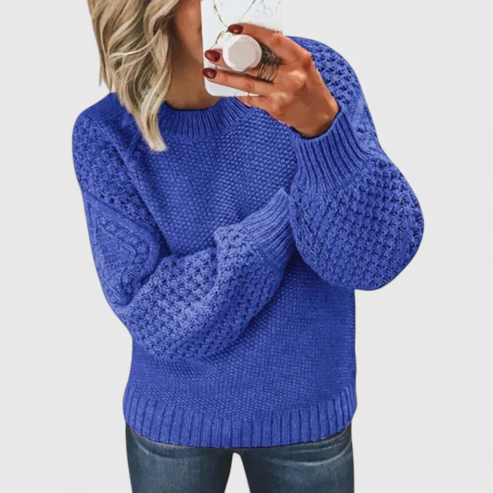 Camille | Softly Textured Knit Jumper - Maison Léa &amp; Lou