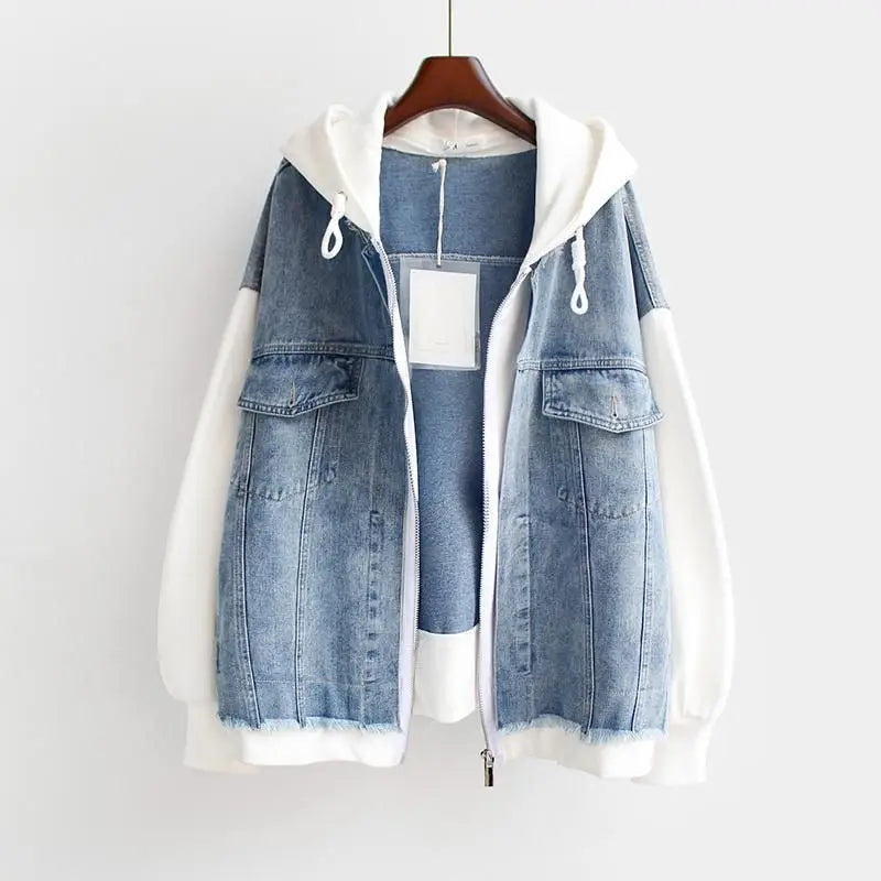 Mira™ | Dual-Tone Denim Jacket - Maison Léa &amp; Lou