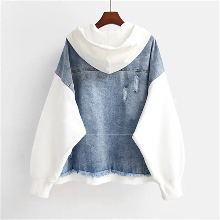 Mira™ | Dual-Tone Denim Jacket - Maison Léa &amp; Lou