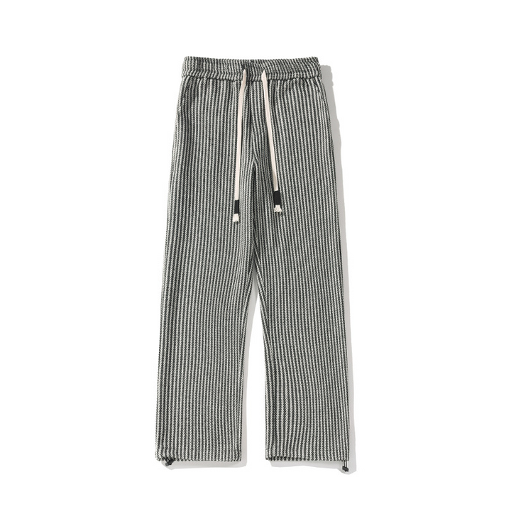 XAVIERA – PANTALONI FELPA MODERNI A RIGHE