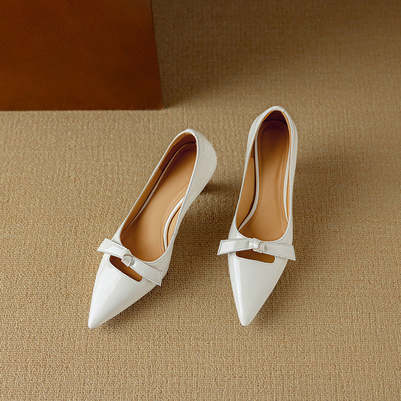 Elayna™ | Elegant leather Pumps - Maison Léa &amp; Lou