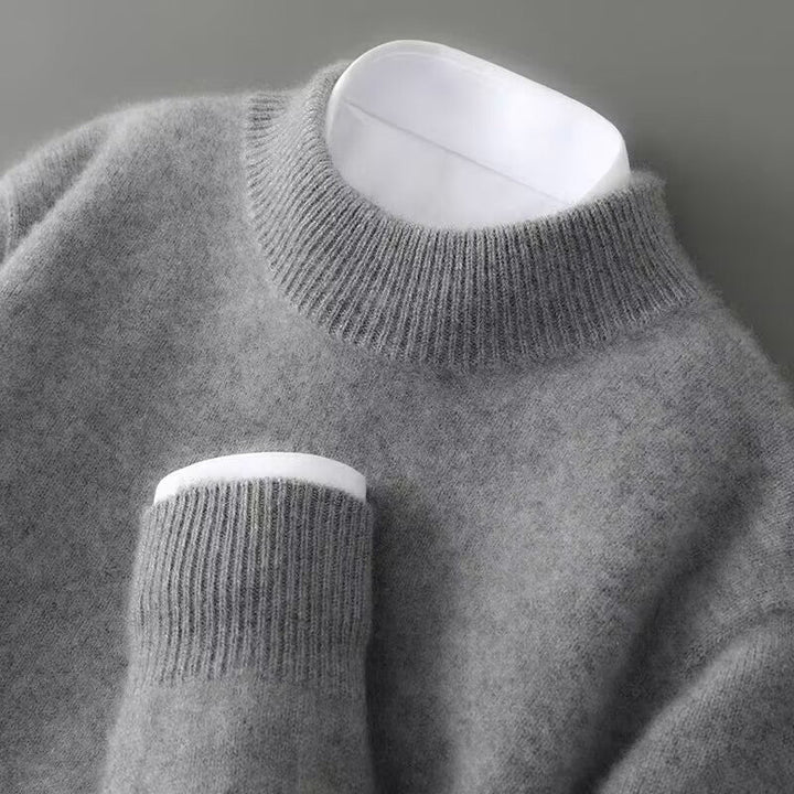 Harrison | Refined Mock-Neck Jumper - Maison Léa &amp; Lou