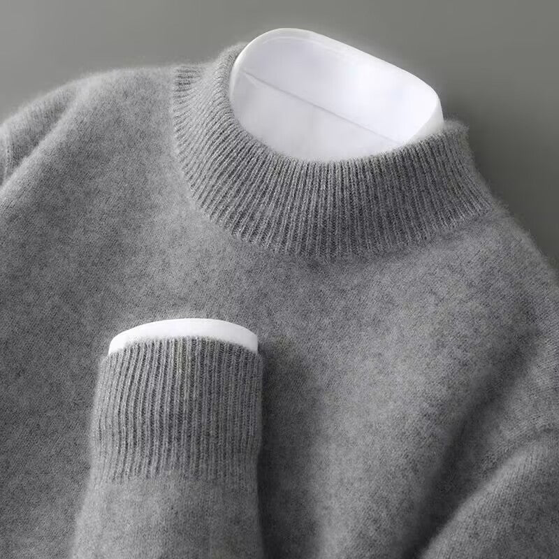 Harrison | Refined Mock-Neck Jumper - Maison Léa &amp; Lou
