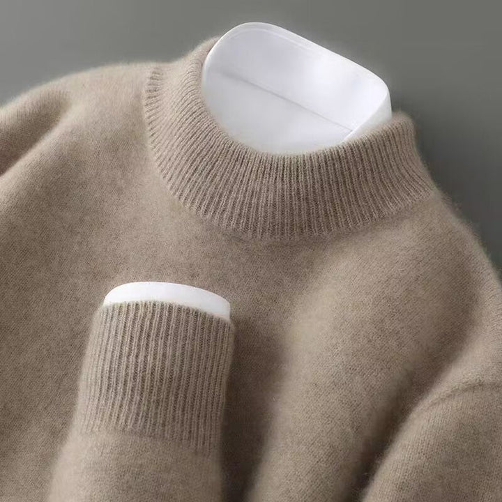 Harrison | Refined Mock-Neck Jumper - Maison Léa &amp; Lou