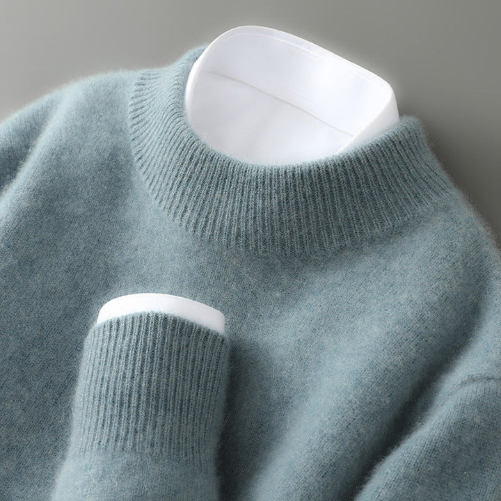 Harrison | Refined Mock-Neck Jumper - Maison Léa &amp; Lou