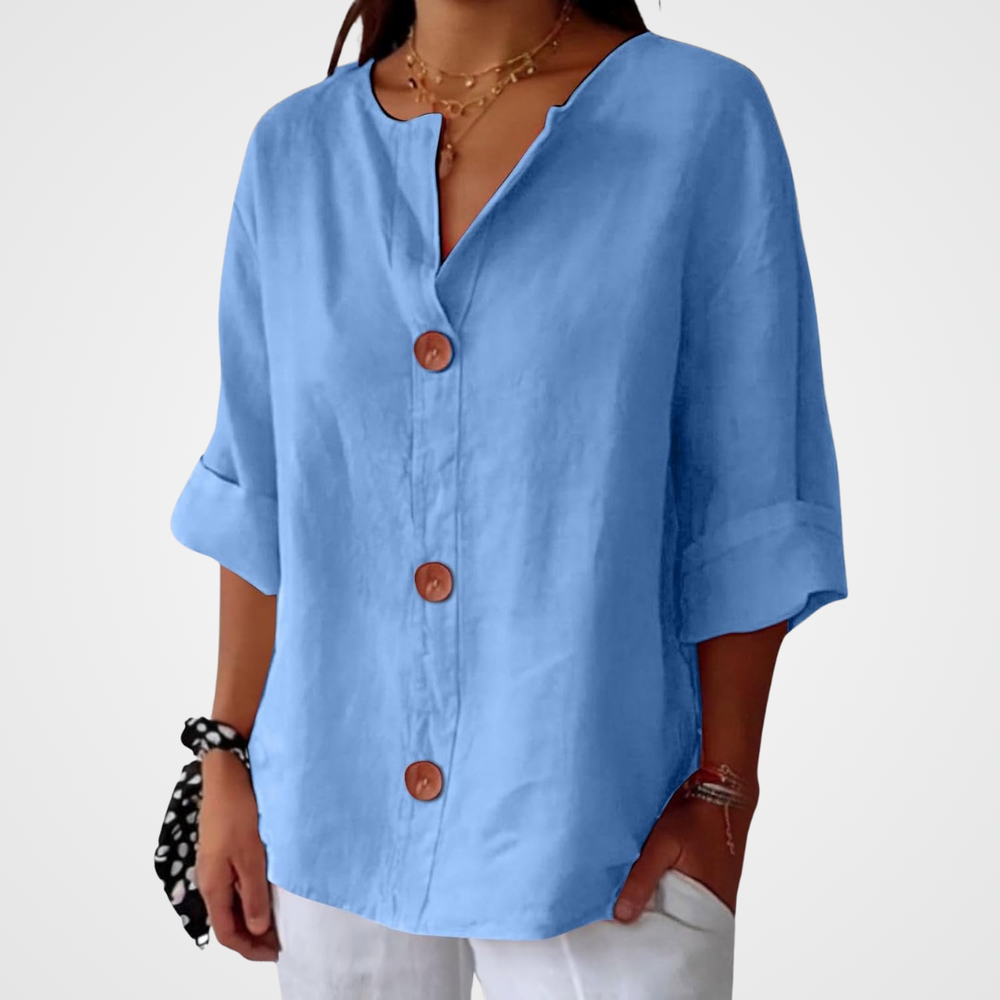 Julia™ | Lightweight Blouse - Maison Léa & Lou