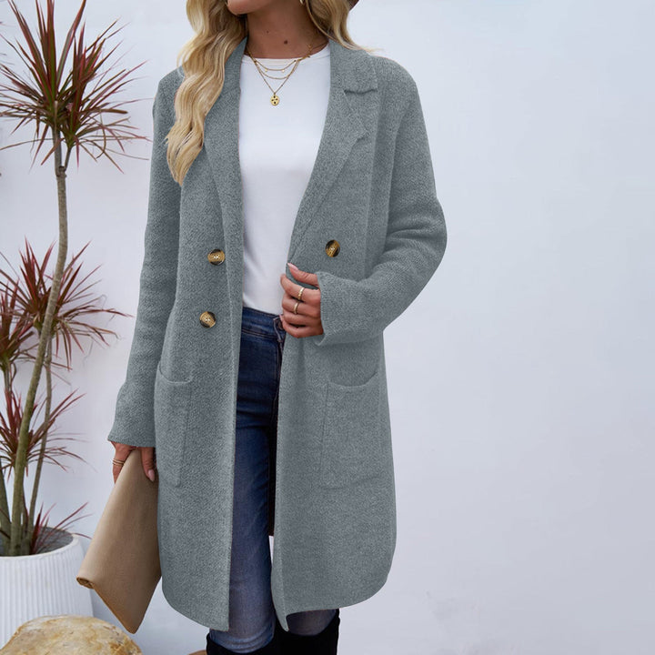 ZAHEKA™ - Casual Long Sleeve Mid Length Coat - Maison Léa &amp; Lou