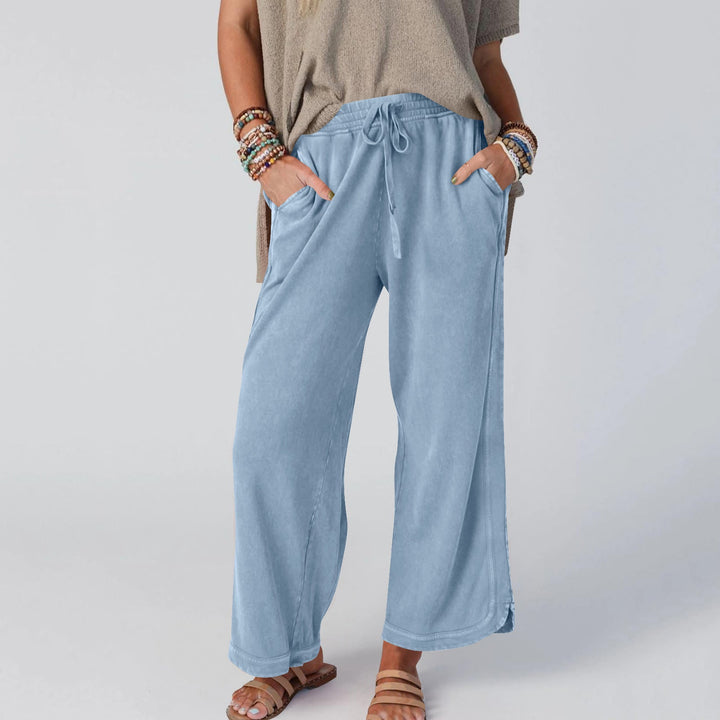 CHIPY™ - Vintage Wide Leg High Waist Pants - Maison Léa &amp; Lou