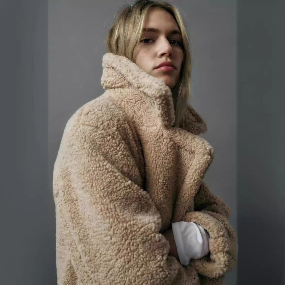 ISADORA™ - Luxe Teddy Overcoat - Maison Léa & Lou
