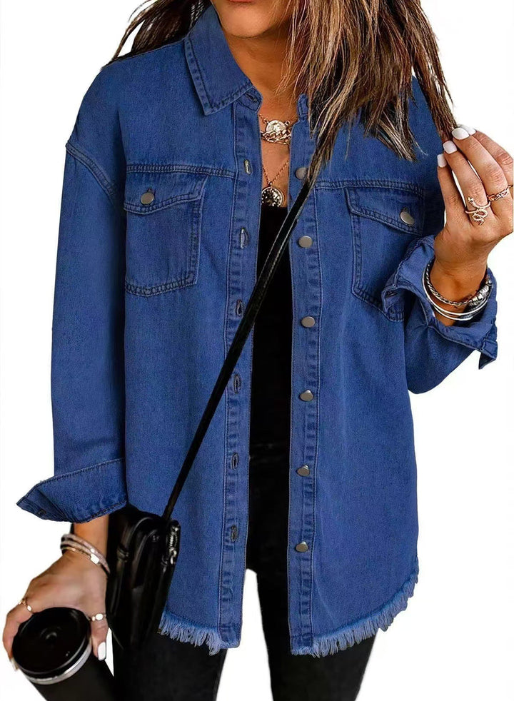 ROXANE™ | Classic Everyday Denim Jacket - Maison Léa &amp; Lou