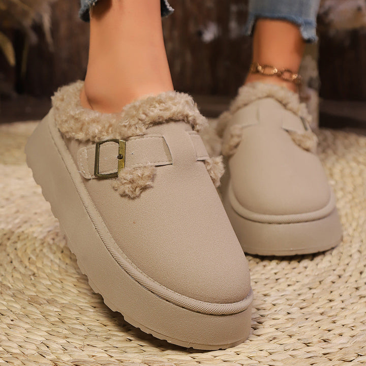TAZA™ - Comfy Platform Mini Boots Slippers - Maison Léa &amp; Lou